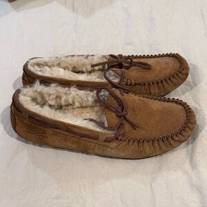 UGG Men's Brown Sheepskin Loafers